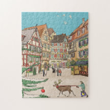 No Mercado de Natal, Estrasburgo França Inspirada 