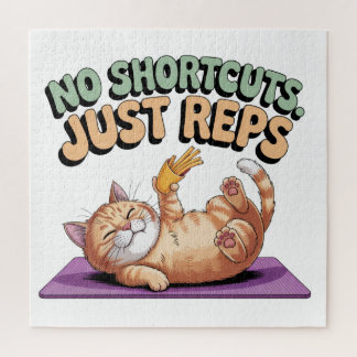 Quebra-cabeça No Shortcuts. Just Reps