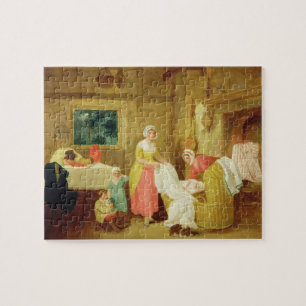 Quebra-cabeça Noite, 1799 (óleo em canvas) (veja 127218-220)