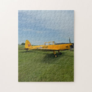 Quebra-cabeça Noite da Família de Fotos do Avião Amarelo