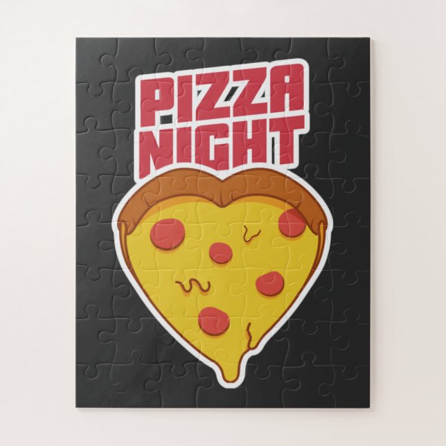 Quebra-cabeça Noite de Pizza   (Vertical)