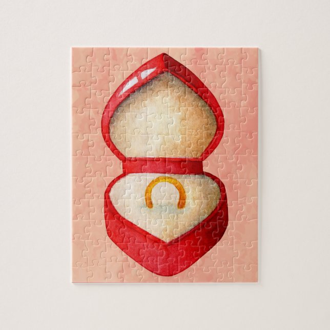 Quebra-cabeça Noivado do estilo Vintage Ring Jigsera (Vertical)