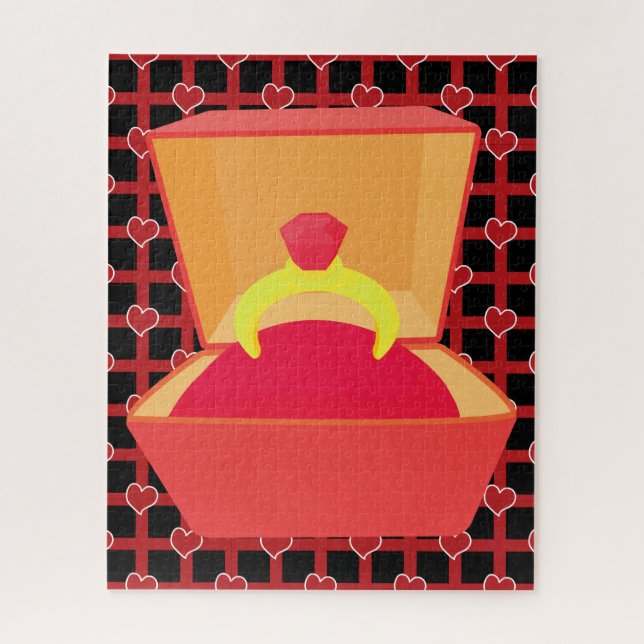 Quebra-cabeça Noivado Ring Jigsera (Vertical)