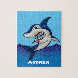 Quebra-cabeça Nome de adição de tubarão-cúmulo