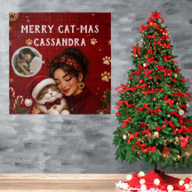 Nome de Foto de Natal Vermelho Alegre e Fofo do Ga