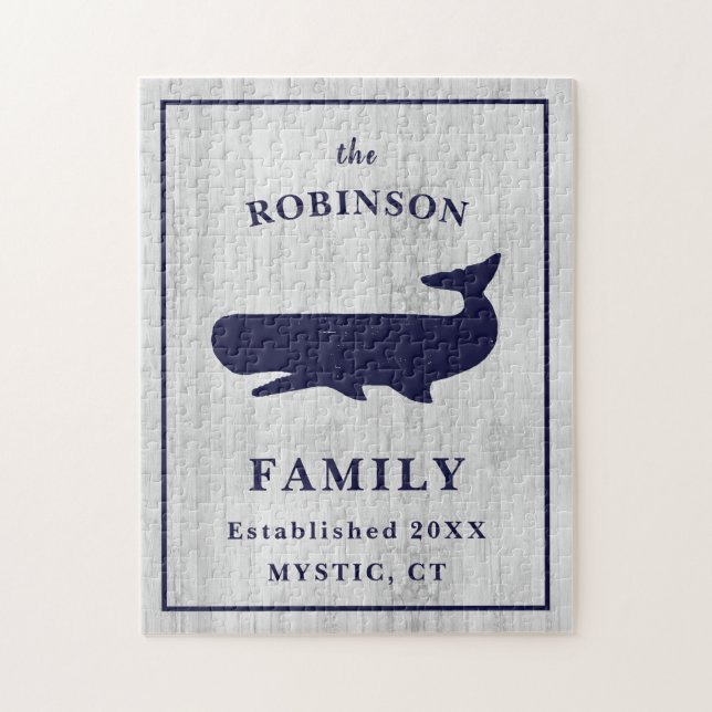 Quebra-cabeça Nome Náutico da Família Russo (Vertical)