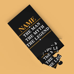 Quebra-cabeça Nome Personalizado O Homem O Mito A Legenda