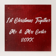Nome Simples Ano Casal 1º Natal Carmesim