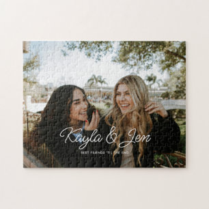 Quebra-cabeça Nomes de Script de Fotografia de Melhores Amigos P