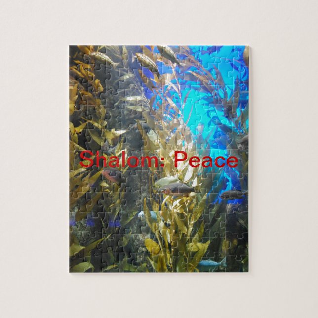 Quebra-cabeça Nomes do DEUS w/Meaning Shalom: Paz (Vertical)