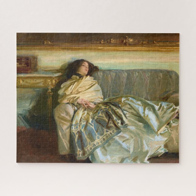 Quebra-cabeça Nonchaloir, Repose de John Singer Sargent (Horizontal)