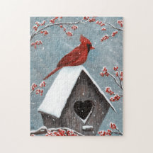 Norte Cardinal de inverno