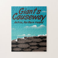 Norte Ireland Giants Causeway poster de viagens