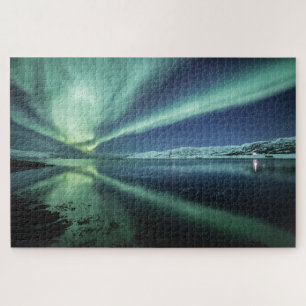 Quebra-cabeça Norte Lights Noruega