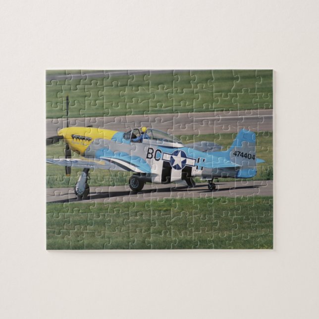 Quebra-cabeça North American P-51 D Dazzling Donna no (Horizontal)