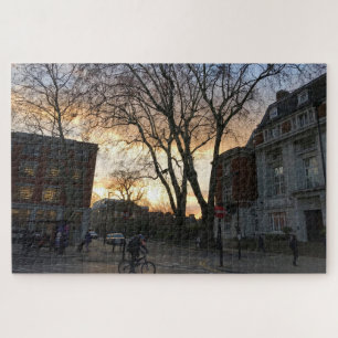 Quebra-cabeça North London Sunset UK England Fotografia