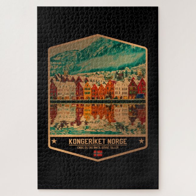 Quebra-cabeça Noruega (Vertical)