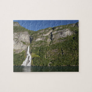 Quebra-cabeça Noruega, Geirangerfjord (UNESCO), Geiranger.