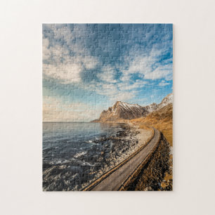 Quebra-cabeça Noruega Lofoten Road