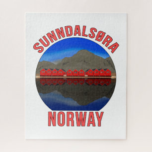 Quebra-cabeça Noruega Sunndalsøra Viagem Norueguês