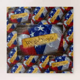 Quebra-cabeça Nós, A Bandeira Americana Da Pessoas