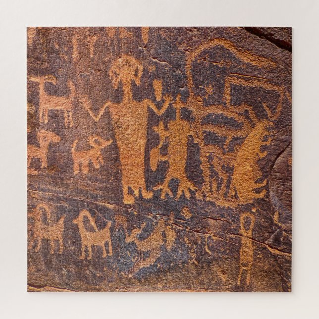 Quebra-cabeça Nós Amamos A Arte Indiana Utah (Vertical)