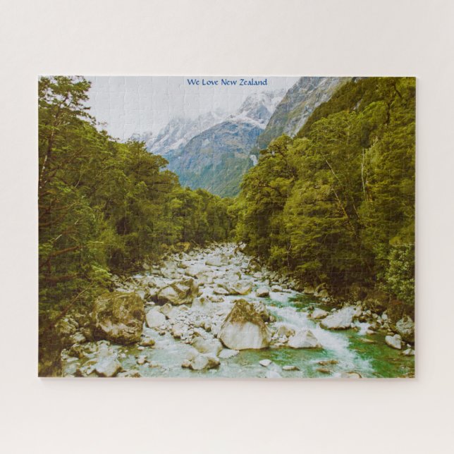 Quebra-cabeça Nós Amamos a Nova Zelândia (Horizontal)