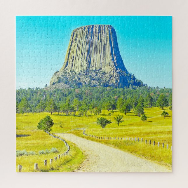 Quebra-cabeça Nós Amamos A Torre do Diabo Wyoming. (Vertical)
