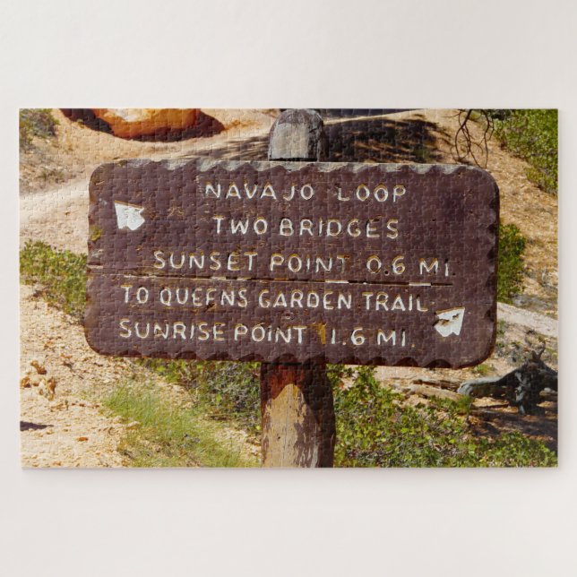 Quebra-cabeça Nós Amamos Bryce Canyon Utah (Horizontal)