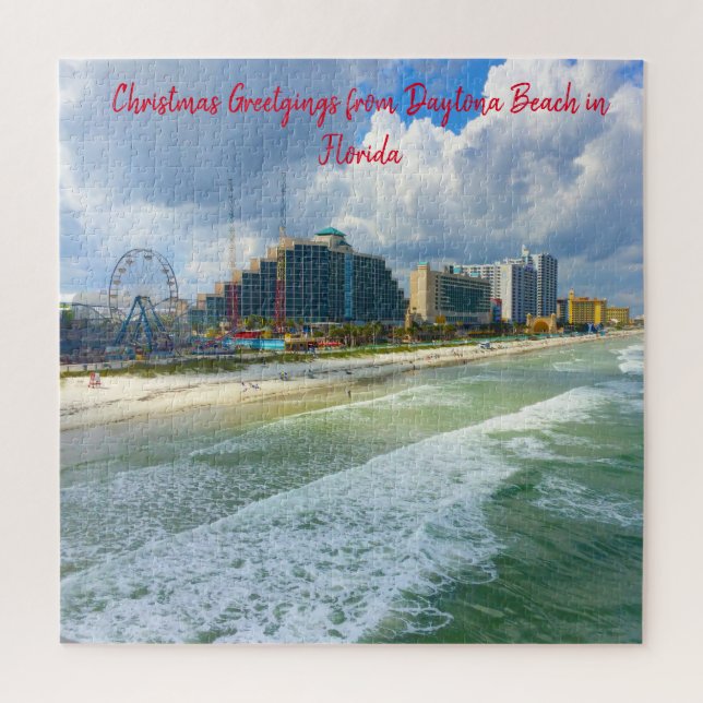 Quebra-cabeça Nós Amamos Daytona Beach na Flórida (Vertical)