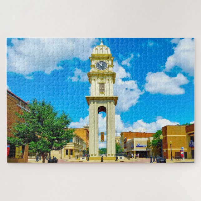Quebra-cabeça Nós amamos Dubuque em Iowa. (Horizontal)
