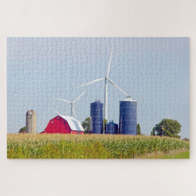 Quebra-cabeça Nós amamos fazendas em Iowa. (Horizontal)
