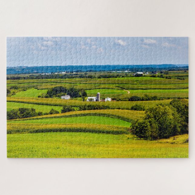 Quebra-cabeça Nós amamos fazendas em Iowa. (Horizontal)