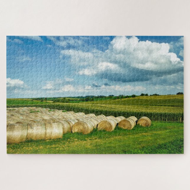 Quebra-cabeça Nós amamos fazendas em Iowa. (Horizontal)