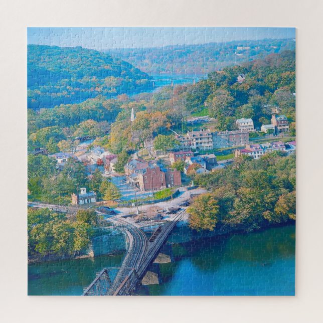 Quebra-cabeça Nós amamos Harpers Ferry West Virginia. (Vertical)