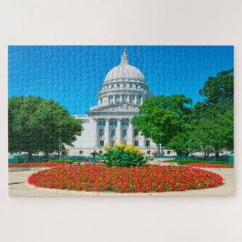 Quebra-cabeça Nós amamos Madison Wisconsin.