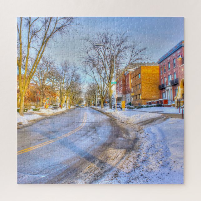 Quebra-cabeça Nós amamos Madison Wisconsin. (Vertical)