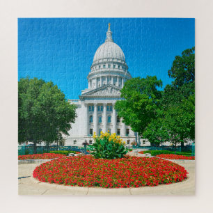 Quebra-cabeça Nós amamos Madison Wisconsin.