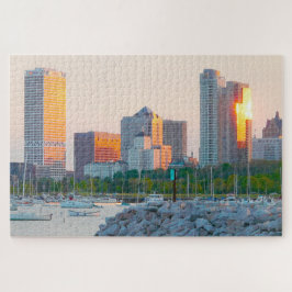 Quebra-cabeça Nós amamos Milwaukee Wisconsin.