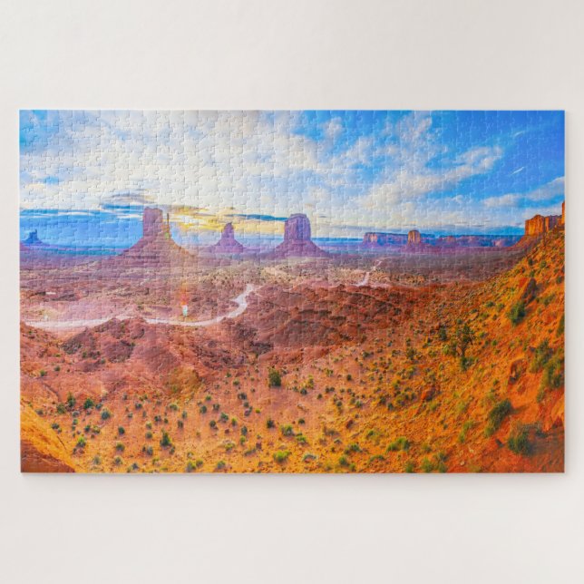 Quebra-cabeça Nós Amamos Monument Valley Utah (Horizontal)