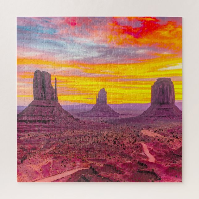 Quebra-cabeça Nós Amamos Monument Valley Utah (Vertical)
