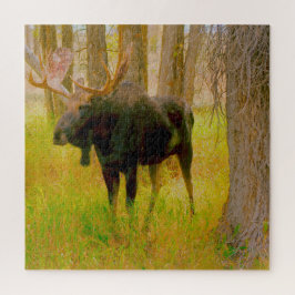 Quebra-cabeça Nós Amamos Moose Wyoming.