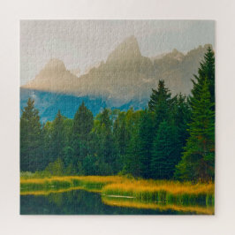 Quebra-cabeça Nós Amamos O Grand Teton de Wyoming.