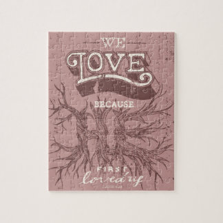 Quebra-cabeça Nós amamos (o rosa)