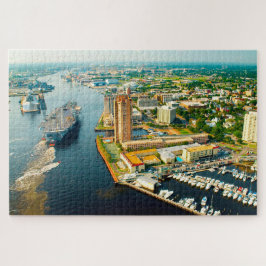 Quebra-cabeça Nós amamos Portsmouth Virginia.