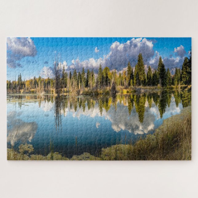 Quebra-cabeça Nós amamos Snake River Wyoming (Horizontal)