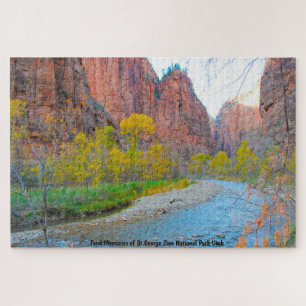 Quebra-cabeça Nós Amamos St. George Zion Parque Nacional Utah Qu