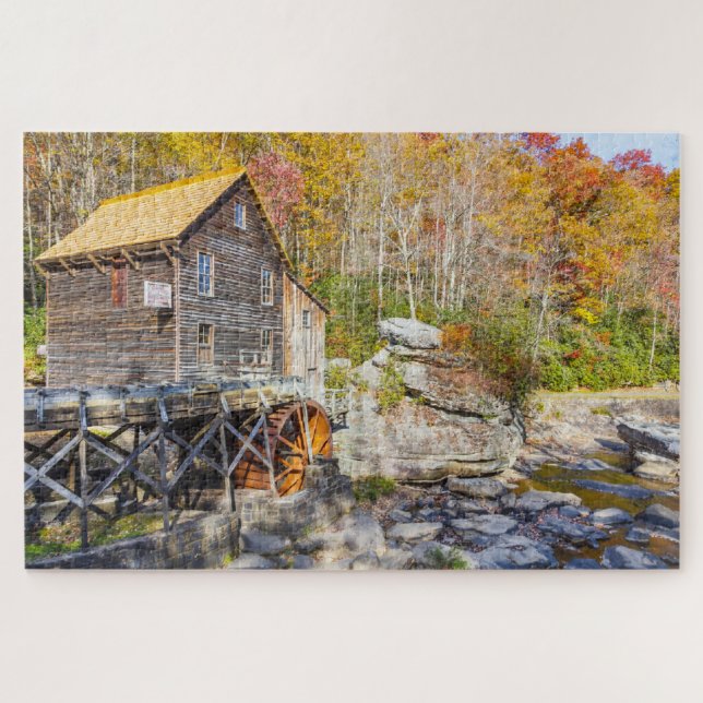 Quebra-cabeça Nós amamos The Grist Mill Virginia (Horizontal)