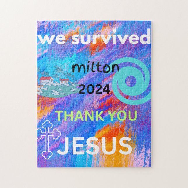 Quebra-cabeça Nós sobrevivemos ao milton 2024 (Vertical)