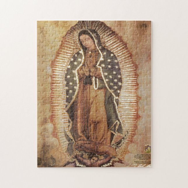 Quebra-cabeça Nossa Senhora de Guadalupe Mãe Maria (Vertical)
